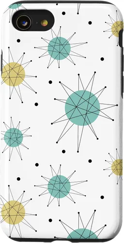 Miniatura 18 de Franciscan Starburst Mid Century Modern Atomic Era Pattern Case for iPhone 17