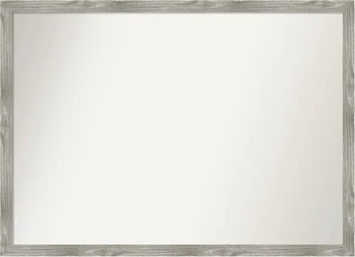 Miniatura 460 de Amanti Art Espejo personalizado, espejo de baño gris plomo a rayas, espejo de pared o espejo de tocador de baño sobre el fregadero