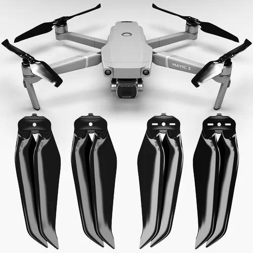 Miniatura 9 de Master Airscrew Hélices Endure para DJI Mavic 2 Pro/Zoom/Enterprise - Negro, 4 piezas Negro Endure