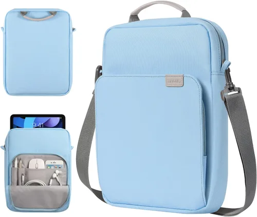 Miniatura 18 de TiMOVO - Funda para tablet de 9-11 pulgadas con correa para el hombro para iPad 11 pulgadas A16 2025, iPad 10.ª generación 10.9"/10.2", Galaxy Tab
