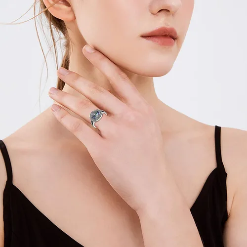 Miniatura 2 de ONEFINITY Anillos de árbol de la vida de plata de ley con nudo celta árbol de la vida regalos de joyería para mujeres