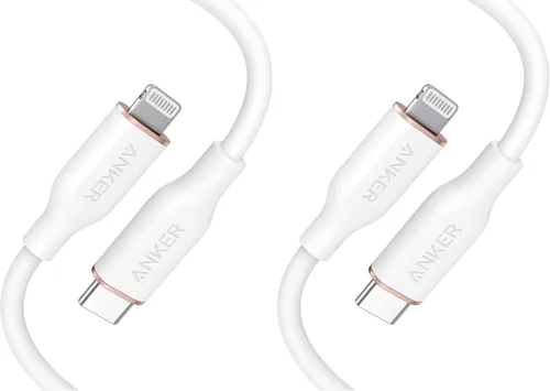 Miniatura 16 de Anker Cable USB C a Lightning, cable certificado MFi para iPhone 13 Pro 12 Pro Max 12 11 X XS, soporta entrega de energía (3 pies, blanco nube)