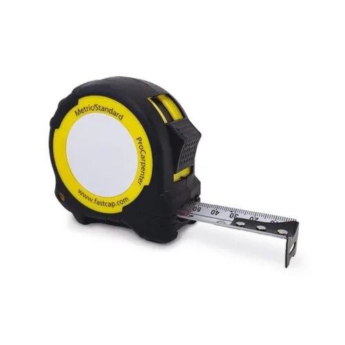 FastCap ProCarpenter Cinta Métrica Métrica/Estándar - Ideal para profesionales y mejoras del hogar - con clip de cinturón de acción de palanca y
