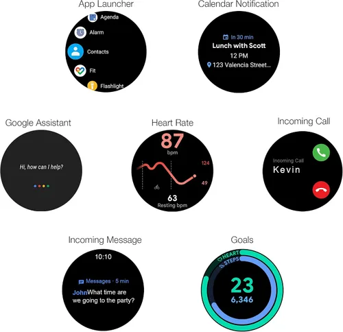Miniatura 4 de Citizen CZ Smart reloj inteligente de acero inoxidable con pantalla táctil con monitor de ritmo cardíaco GPS altavoz Bluetooth y notificaciones