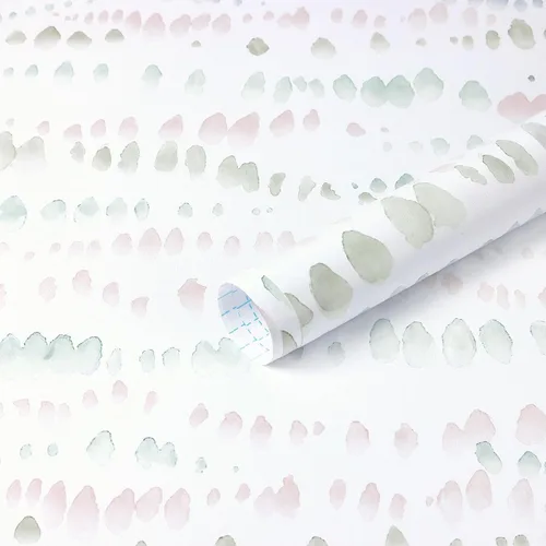 Miniatura 17 de Heroad Papel tapiz de leopardo bohemio para despegar y pegar, papel de contacto blanco y dorado, papel de pared de animales de la selva, papel tapiz