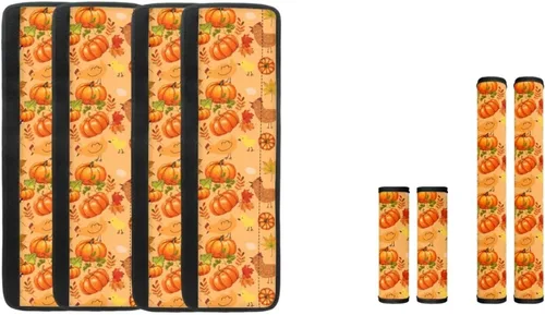 Miniatura 27 de DISNIMO Fundas para manija de puerta de refrigerador con calabaza otoñal, 8 piezas Kithchen para nevera, microondas, horno, lavavajillas, protector