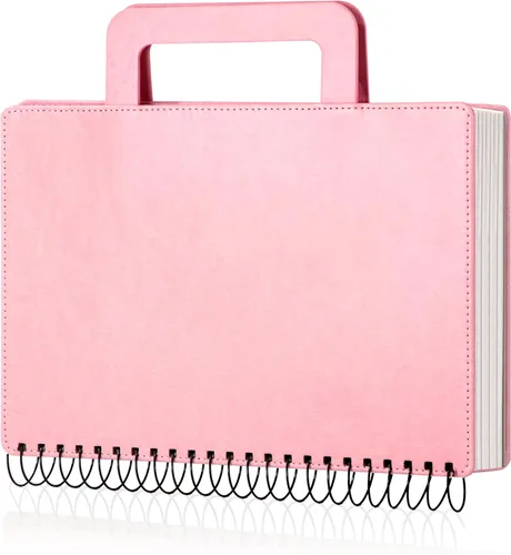 Miniatura 9 de Cuaderno de bocetos grande para dibujar de 9 x 12 pulgadas, portátil, encuadernado en espiral, con bolsillo (98 libras/5.64 oz/m²), bloc de dibujo