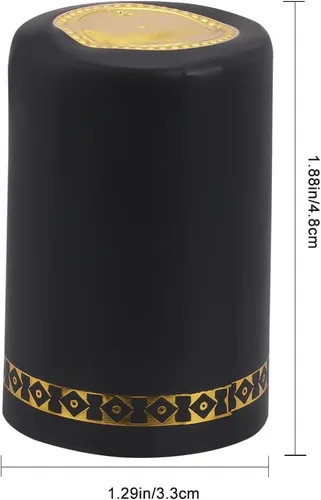 Miniatura 4 de Cabilock Tapas retráctiles para botellas de vino, película de sellado termorretráctil de 1.299 in para botellas de vino, cubierta reselladora