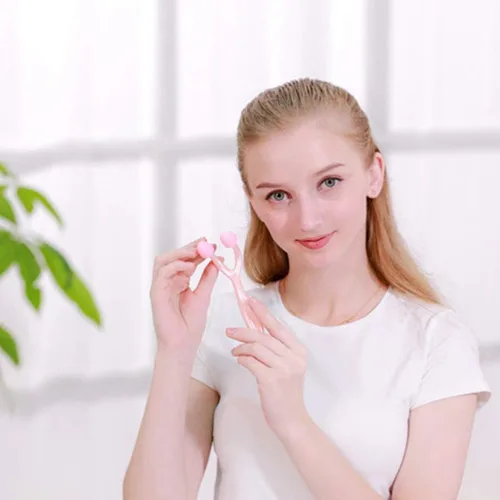 Miniatura 8 de 2 unids masajeador de rodillo facial de silicona para enderezar la nariz corrector anti-envejecimiento piel apriete herramienta de belleza para spa