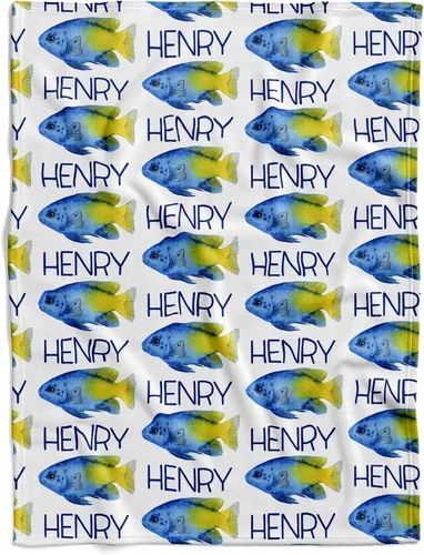 Miniatura 12 de Manta de bebé personalizada de pesca con mosca, manta de pescado para bebé, manta de hitos mensuales para bebé, manta de hito para bebé, manta