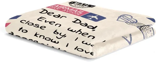 Miniatura 6 de Manta personalizada para el Día del Padre para papá, manta cálida y suave con letra, regalo personalizado para papá para el Día del Padre Manta