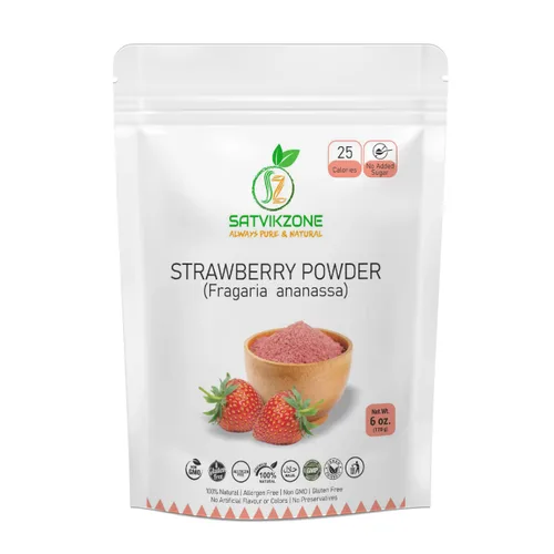 Miniatura 3 de Java Plum Jamun - Polvo de fruta 100% natural, 6 onzas, apto para veganos, sin azúcar añadido, sin sabores/colores/conservantes artificiales, sin
