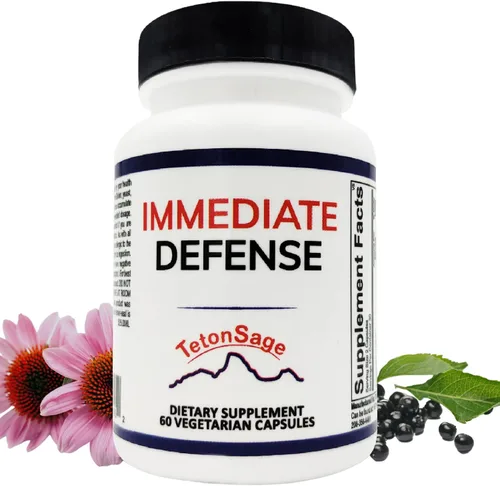 Apoyo inmunológico de defensa inmediata: zinc, saúco negro, equinácea, vitamina A y C con B12, potente refuerzo de la inmunidad para adultos |