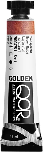 Miniatura 79 de GOLDEN QoR Acuarelas para artistas, Azul cobalto y teja, tubo de 11 ml, pintura profesional de acuarela, semiopaca Verde azulado cobalto