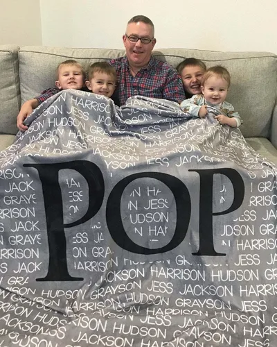 Miniatura 11 de Manta personalizada con nombre para bebés y adultos, manta personalizada con nombre para el día de la madre, el mejor regalo para mamá, papá, Abuela