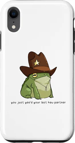 Miniatura 25 de Funny You Just Yee'd Your Last Haw Partner Cowboy Frog Meme - Funda para iPhone 17