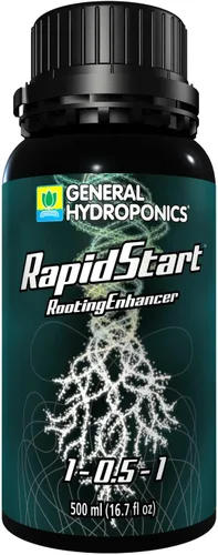 Miniatura 2 de General Hydroponics Rapid Start, líquido que ayuda al crecimiento de las raíces de las plantas.