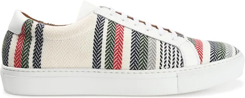 Miniatura 6 de TAFT Tenis para hombre con tejido jacquard multicolor y suela EcoRubber, Entretejido negro