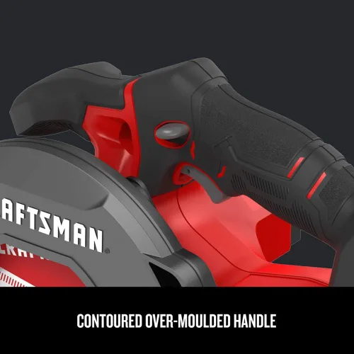 Miniatura 3 de CRAFTSMAN Sierra Circular Inalámbrica V20, 6-1/2 pulgadas, Solo Herramienta (CMCS500B)
