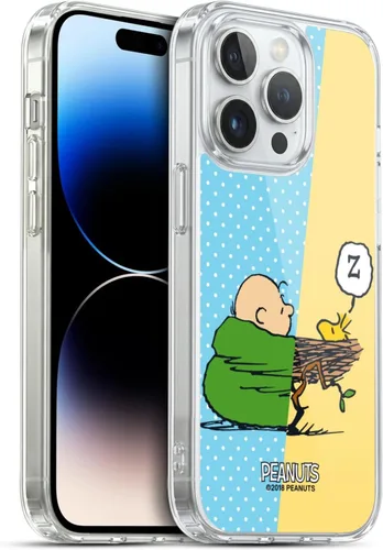 Miniatura 188 de Head Case Designs Funda de gel con licencia oficial de Peanuts Snoopy & Woodstock Halfs and Laughs [protección de grado militar] compatible