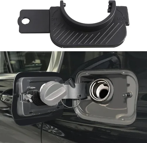 HAOBO Soporte para tapa de gasolina compatible con Toyota Tacoma 2016-2024 3ª generación, accesorios exteriores automotrices, tapa de depósito de