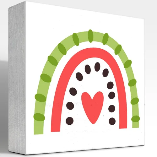 Miniatura 19 de Decoración de escritorio de verano, Beaches Bozze and Besties Retro Sunset de madera de doble cara para decoración de escritorio, caja de madera