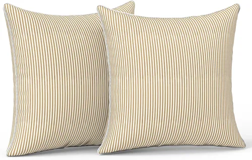 Miniatura 137 de LVTXIII Juego de 2 almohadas lumbares para patio, 12 x 20 pulgadas, resistentes a la decoloración, para exteriores con interiores, cojines lumbares
