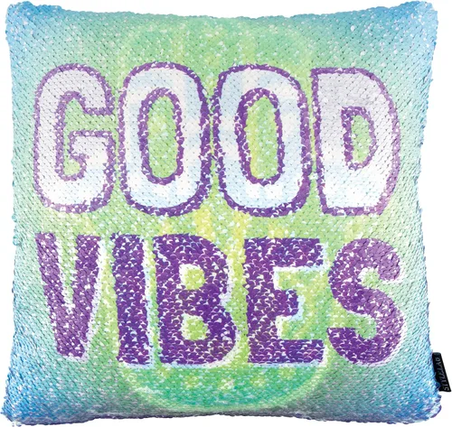 Miniatura 2 de Estilo. Lab Good Vibes Fashion Angels Magic Sequin Reveal Almohada