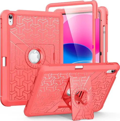 Miniatura 23 de MoKo Funda para iPad (A16) de 11ª/10ª generación 2025/2022, resistente a prueba de golpes, doble capa protectora de cuerpo completo, protector