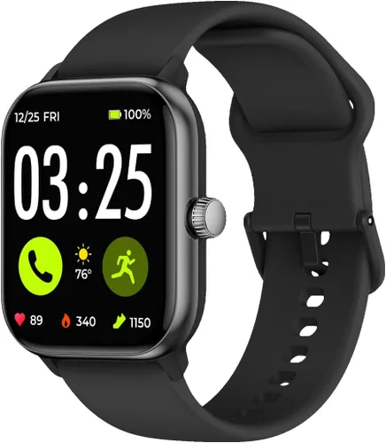 Miniatura 11 de Spade & Co Paquete de 4 relojes inteligentes de salud con base de carga, monitor de frecuencia cardíaca, sueño y SpO2, podómetro, batería de más