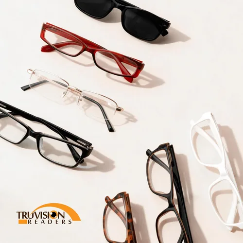 Miniatura 8 de TruVision Readers 9509 Gafas de lectura 1/3 PK, para hombres y mujeres +1.00-4.00 09h-3 Gunmetal