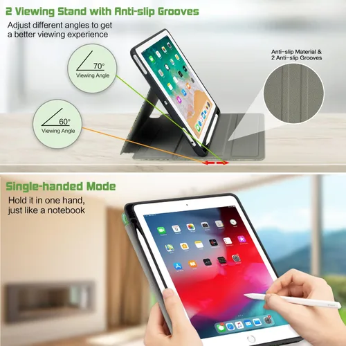 Miniatura 5 de Funda para iPad de 9ª/7ª/8ª generación de 10.2 pulgadas, compatible con iPad Pro de 10.5 pulgadas, funda para iPad Air de 3ª generación de 10.5