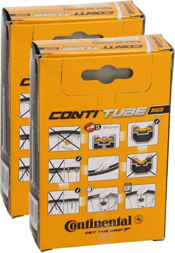 Miniatura 2 de Continental Tubo de válvula Presta de 1.654 in (paquete de 2, 700 x 25-32 cc) delgado