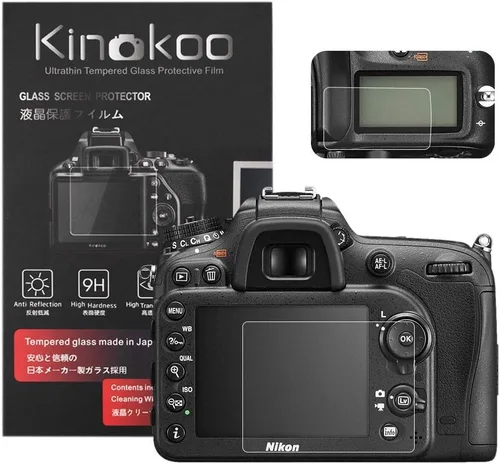 Miniatura 10 de kinokoo Protector de pantalla Z50 II Zf - Película de vidrio templado de dureza 9H de 0.010 in para cámara Nikon Z50 II Zf Z5 Z5 II Z6 II Z6 II Z