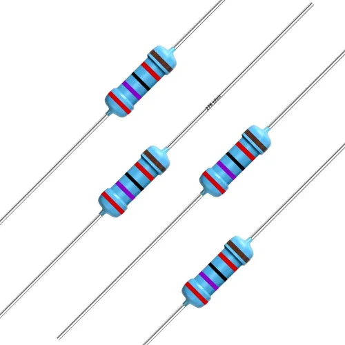 Miniatura 26 de California JOS 100 unidades de resistencia de 0.12 ohmios 1/4w (0.25 W) Resistencia fija de película metálica de tolerancia ±1%, más de 189 valores