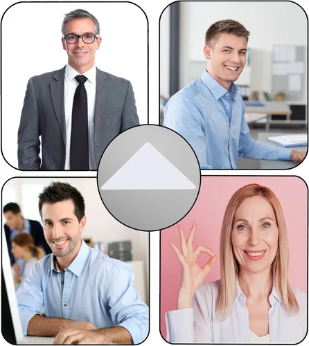 Miniatura 5 de 120 piezas de cuello polo para hombre, no se enrolla, cuello de camisa de PVC anti-pandeo, collar de camisa de PVC, adhesivo de plástico