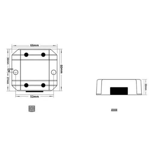 Miniatura 6 de Alta calidad 12V a 24V 1A convertidor de potencia DC-DC Boost Module 12V Variable 24V Booster