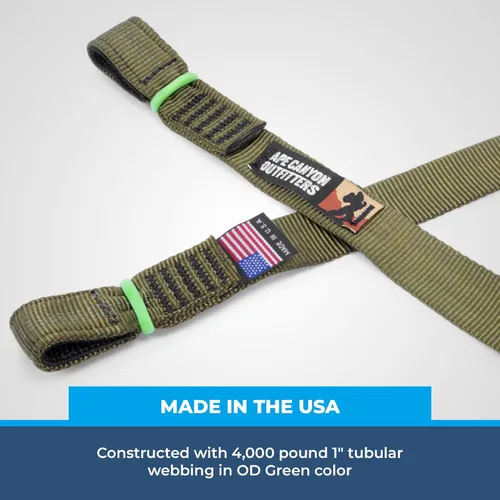 Miniatura 2 de RNA Ape Canyon Outfitters 2 Step Aider - Fabricado en Estados Unidos, equipo de caza, arborista y escalada de árboles, verde OD