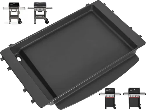 7658 Inserto de plancha para inserto de sartén Weber Spirit 2 Piezas de repuesto para Weber GS4 Spirit II/I 200 y 300 y Spirit 200/300/400 SER
