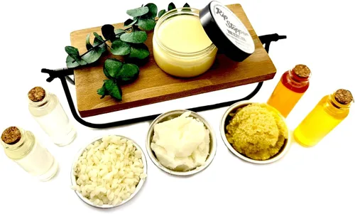Miniatura 4 de Bálsamo raspador para gimnasia Cuidado de la mano ayuda a reparar la piel rasgada, agrietadas y prevenir ampollas 2 oz 100% Natural Promueve