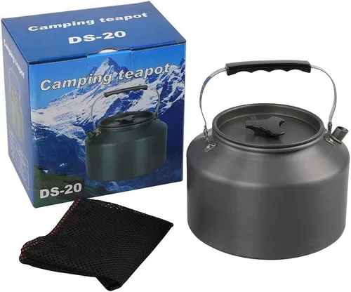 Miniatura 6 de Aluminio 2L al aire libre camping senderismo hervidor cafetera portátil tetera compacta y ligera