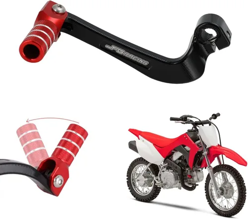Miniatura 9 de JFG RACING Palanca de cambios para motocicleta, palanca de cambio plegable CNC para CRF 110 CRF110F 2013-2023 TTR 110 08-09 11-21 Negro