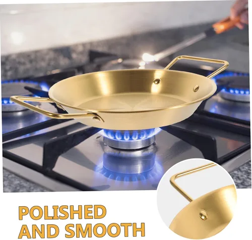 Miniatura 2 de OUNONA Tapa de olla para sartén de acero inoxidable, sartén binaural, antiadherente, construcción resistente, ahorra energía, perfecta para pasta