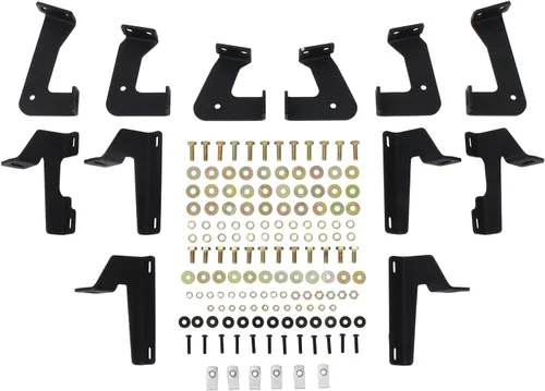 Miniatura 5 de Westin 56-132952 barras de acero inoxidable HDX Drop Nerf para Wrangler JK Unlimited 2007-2018 de 4 puertas, par negro texturizado