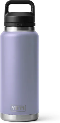 Miniatura 12 de YETI Rambler - Botella de 36 onzas, aislada al vacío, a prueba de fugas, de acero inoxidable con tapón para sorbos Aislamiento al vacío Azul marino