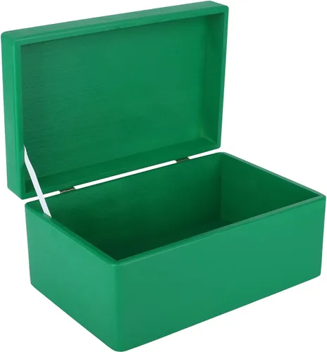 Miniatura 8 de Creative Deco Caja Grande de Madera Negra para Almacenamiento con Tapa con Bisagras 11.8 x 7.87 x 5.51 pulgadas (+-0.5) Caja de Regalo para Negro
