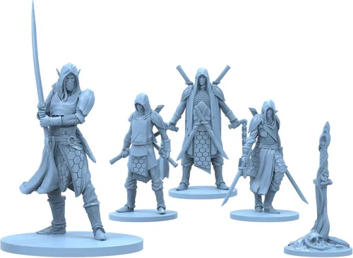 Miniatura 5 de Steamforged Games Godtear: The Borderlands Starter Set Juego de mesa con 12 miniaturas detalladas, juego de combate de mesa (2 jugadores)