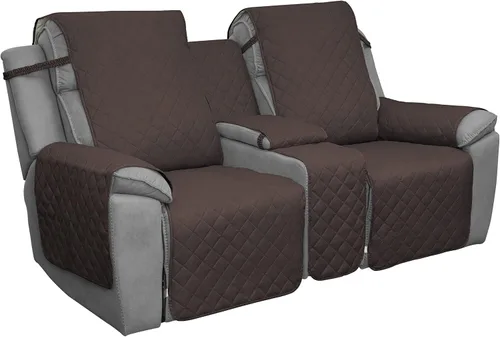 Miniatura 27 de Easy-Going - Funda reclinable con consola, funda de sofá reversible para sala de estar, funda de sofá dividida para cada asiento con correas