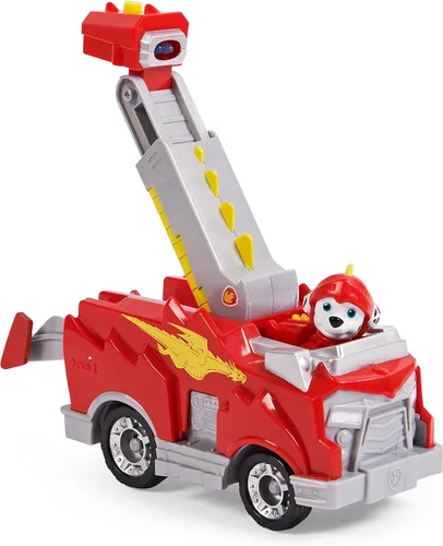 Miniatura 4 de Spin Master 6063585 Paw Patrol Rescue Knights Marshall - Coche de juguete transformable con figura de acción coleccionable