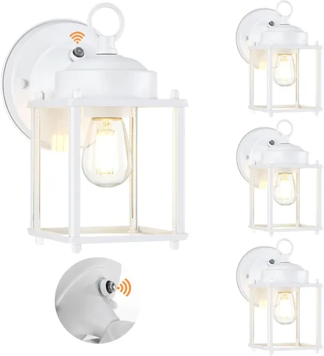 Miniatura 15 de GRUENLICH Aplique de Pared para Exteriores, Accesorios de Iluminación de Pared Exteriores con Vidrio Transparente, Iluminación de Porche Frontal